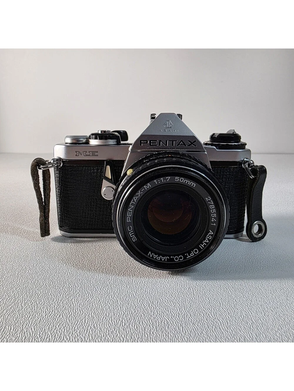 Pentax ME 35mm Film SLR Camera w/ SMC 50mm f/1.7 Lens Excellent Condition